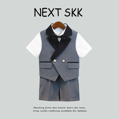 英国NEXT SKK儿童西装套装春夏花童周岁礼服男童演讲主持钢琴演出
