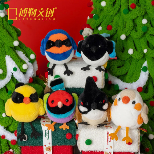 中国国家地理博物啾儿小鸟公仔