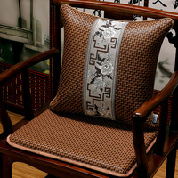坐垫夏季凉垫椅子垫凉席座垫中式实木沙发垫子圈椅垫太师椅座椅垫