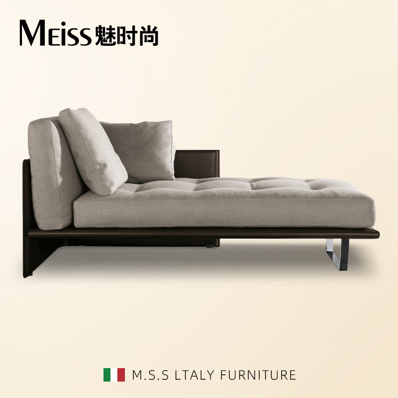 魅时尚Lugga极简意式贵妃椅 高端大户型别墅沙发榻卧室换鞋床尾凳