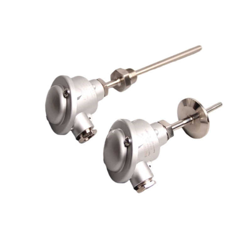 WRNK-531 WRNK-581K型铠装热电偶卡套法兰防溅防水绝缘补偿导线式