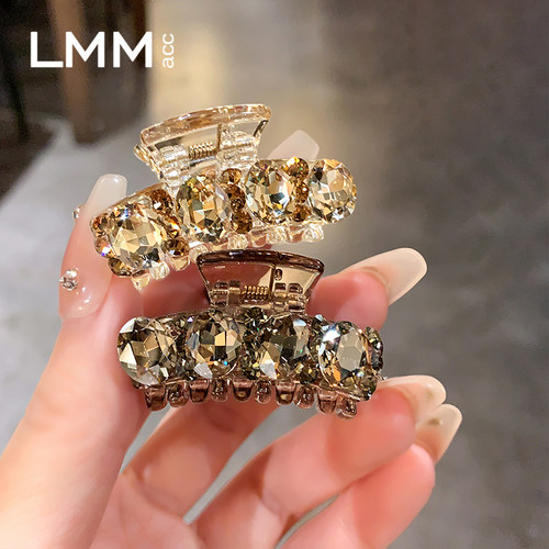 精致透明镶钻高级感后脑勺新款