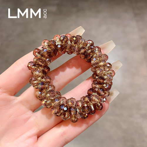 网红小米珠扎头花皮筋发绳