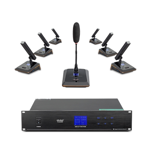obolun欧莱声TC3600有线手拉手会议系统讨论型话筒工程会议鹅颈台式多媒体桌面电容麦克风可定制视像跟踪