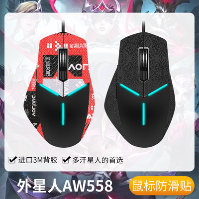 圣凯罗外星人AW558防滑贴鼠标