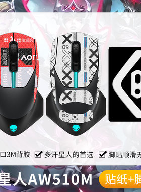 alienware外星人AW510M贴纸止汗