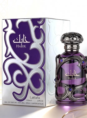 新款拉塔法Lattafa Habik Women Men跨境外贸爆款100ml送男女朋友