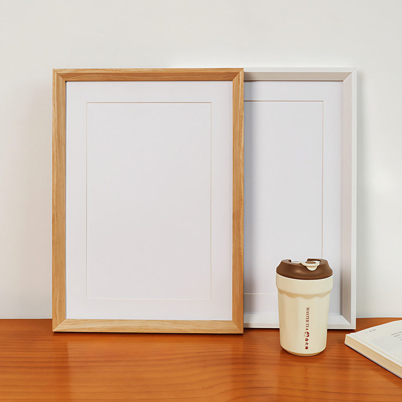 实木相框空框带有机玻璃挂墙画框