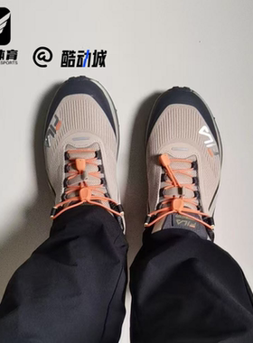 FILA斐乐 3A LYNX 1+山猫鞋男子灰色运动舒适跑步鞋A12M341202FOA
