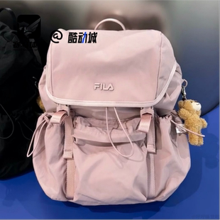 FILA斐乐 ORIGINALE 淡紫红色男女烧麦包书包双肩包F13U529134FPK