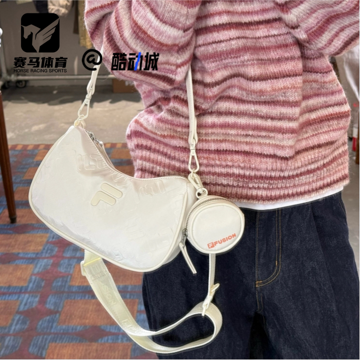 FILA女子百搭手提包单肩斜挎包
