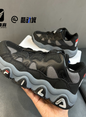 FILA斐乐BOA黑色大童舒适百搭防滑耐磨运动篮球鞋K55B441202FCB