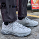 运动休闲鞋 FILA斐乐漫游鞋 灰色男子户外登山徒步鞋 T12M611541FDW