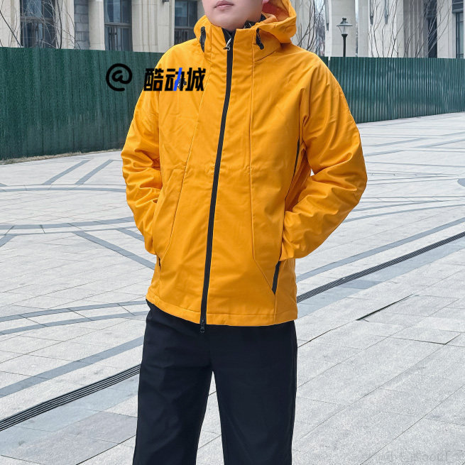 迪桑特姜黄男防风梭织夹克外套