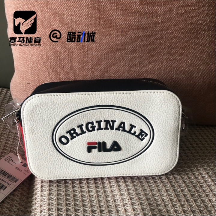 FILA女子时尚盒子包单肩斜挎包