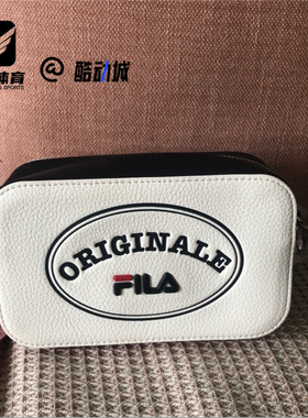 FILA斐乐ORIGINALE标准白女子时尚盒子包单肩斜挎包F13W429164FWT