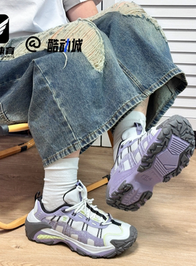 FILA斐乐山脉二代远黛紫女舒适耐磨防滑休闲老爹鞋T12W531503FBL