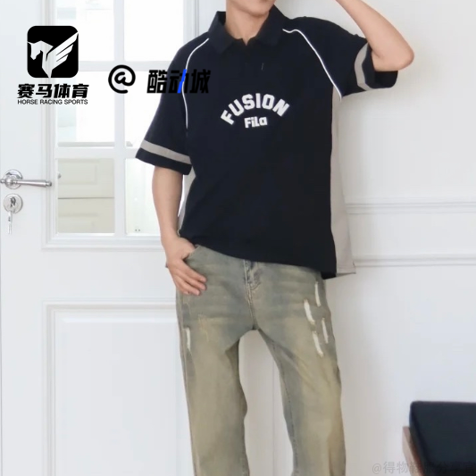 FILAFUSIONLIFEFOB男子Polo衫