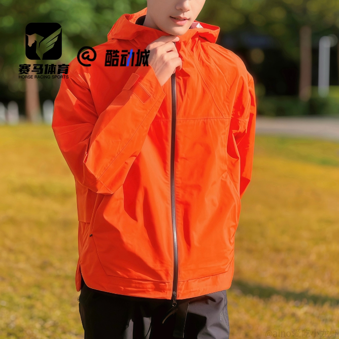 FILAFitness复古橙男子冲锋衣