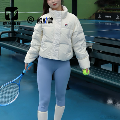 FILATENNIS玉石白女子羽绒服