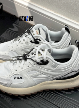 FILA斐乐RETRO 70 X白灰色男子休闲简约百搭阿甘鞋F12M621119FBV