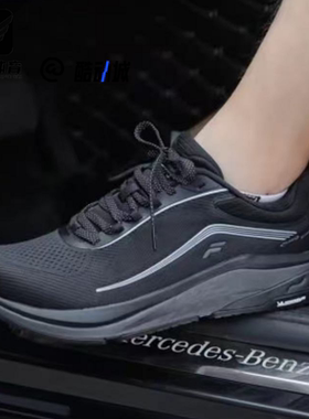 FILA斐乐 SPD PANTHER 2玄豹鞋黑色男子透气跑步鞋A12M421103FBK