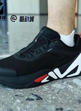 FILA斐乐 BOA MASTER黑色男子有氧运动健身训练鞋A12M331305FBB
