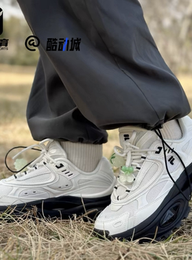 FILA斐乐硬糖3代白黑女子百搭厚底老爹鞋运动休闲鞋T12W521004FSB