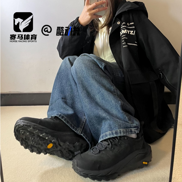 HOKAKaha黑色女子户外功能鞋