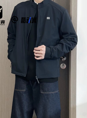 KOLON SPORT可隆黑色男女立领凉感防晒衣针织夹克外套LHJK5MN085
