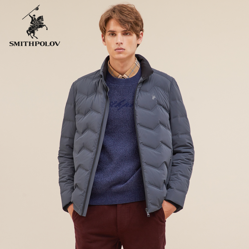 斯密特保罗羽绒服男短款轻薄