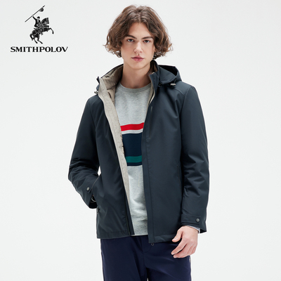 斯密特保罗中长款羽绒服外套