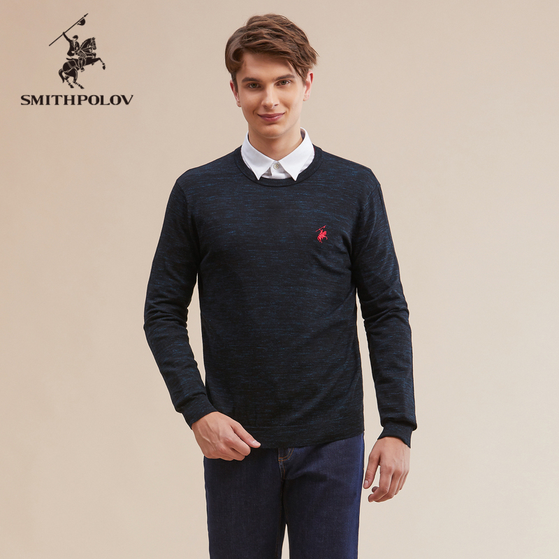 斯密特保罗薄款纯羊毛针织衫