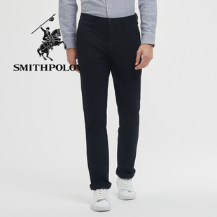 【绵羊毛】SMITHPOLOV斯密特保罗秋季新款男士百搭长裤直筒休闲裤