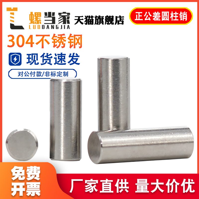304不銹鋼正公差圓柱銷