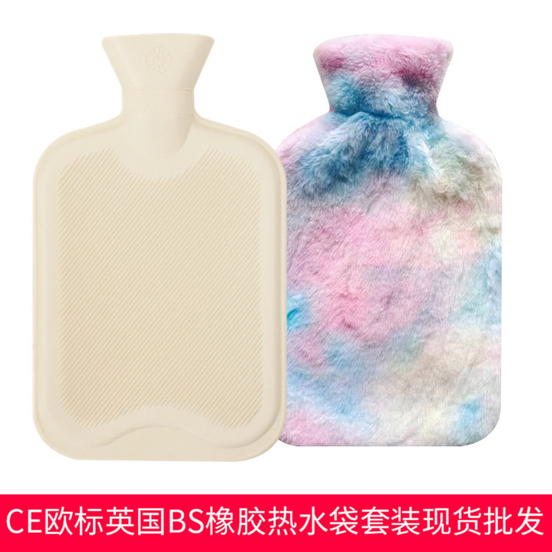 卡通毛绒注水女生捂肚子暖手袋暖宝宝礼品暖水袋