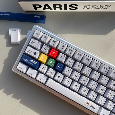 FKKeys扫雷键帽原厂高度键帽pbt五面热升华键帽原创机械键盘键帽