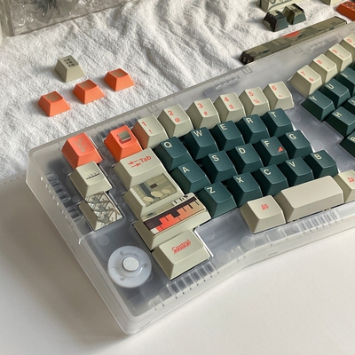 FKKeys城影键帽原厂高度键帽pbt五面热升华键帽原创机械键盘键帽