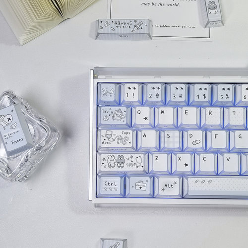 FKKeys水色日记折影版键帽