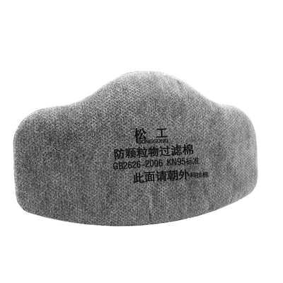防尘口罩活性炭松工过滤棉防粉尘