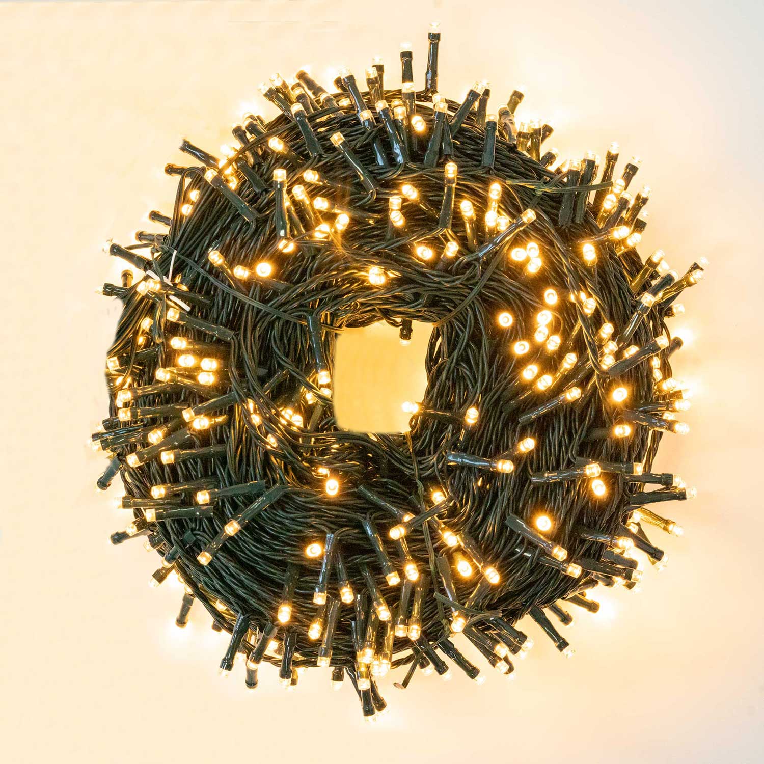 圣诞树灯led小彩灯闪灯串灯圣诞节装饰插电墨绿线户外防水灯串灯