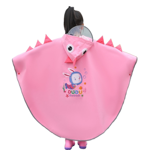 儿童雨衣女童2025斗篷式卡通书包位小学生男童幼儿园小童雨披新款