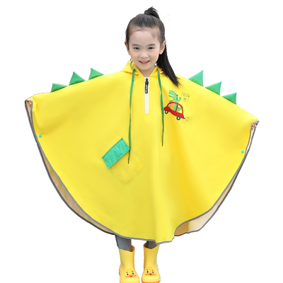 上学全身带书包位儿童雨衣