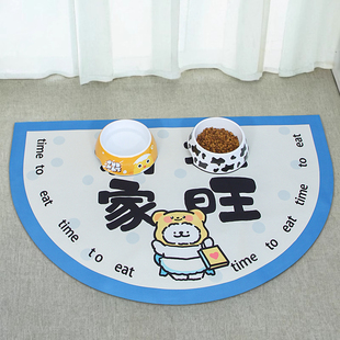 宠物餐垫猫碗狗碗垫防滑防溢出猫狗吃饭垫子可水洗加厚吸水垫子