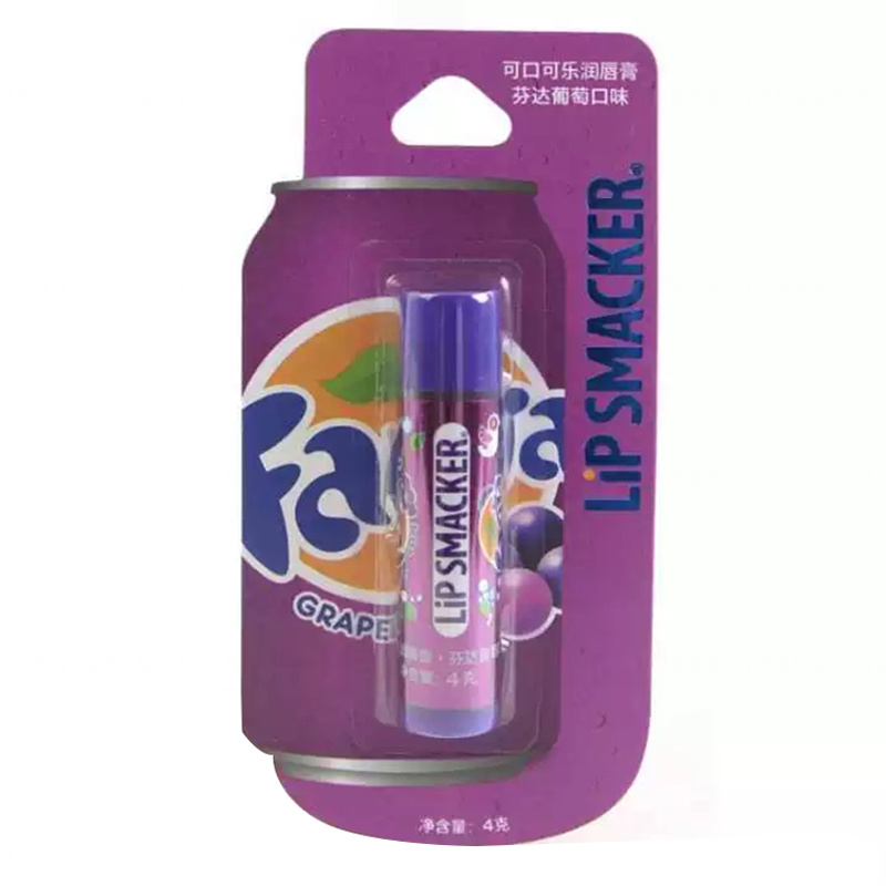 可口可乐芬达葡萄味润唇膏