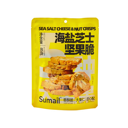 [十足]Sumail海盐芝士坚果脆85g