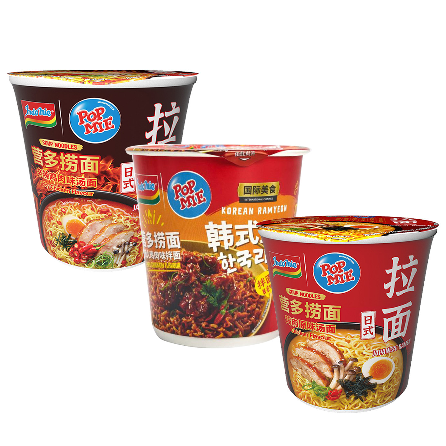 [十足]营多捞面鸡汤原味汤面/辛辣鸡肉味汤面/辣火鸡肉拌面
