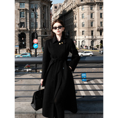 秋冬黑金气质双面呢毛呢外套女 SHAOER 日出维也纳 S725Z21467