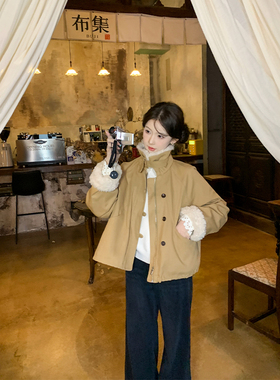 SHAOER【胡桃手信】韩系翻领百搭减龄内胆羽绒外套女S725X20199