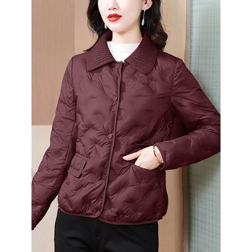 ROUMIKL轻薄款高端大气上档次夹衣外套女士冬装广州十三行短款服